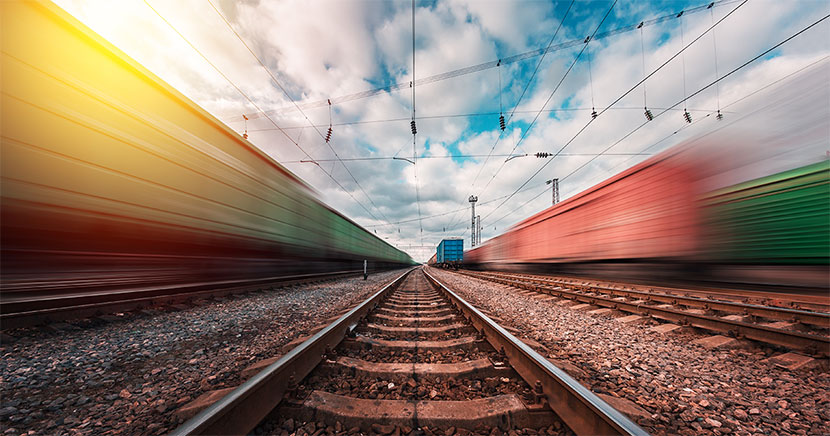 Sex viktiga f�rdelar med j�rnv�gstransport